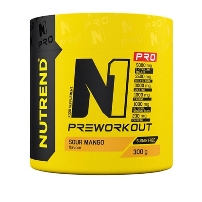 Nutrend N1 Pro Pre-Workout, Sour Mango - 300g