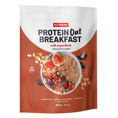 Nutrend Protein Oat Breakfast, Chocolate - 630g