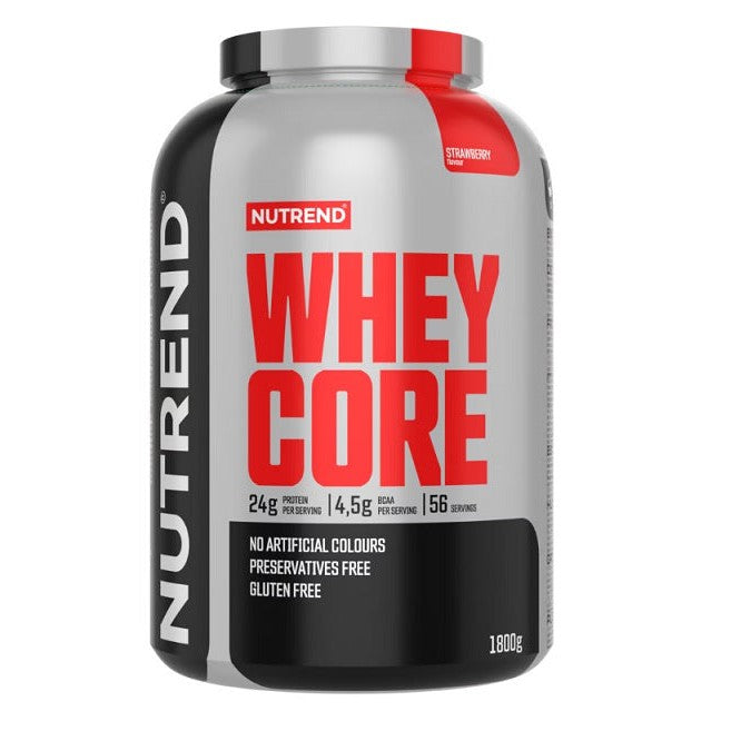 Nutrend Whey Core, Strawberry - 1800g