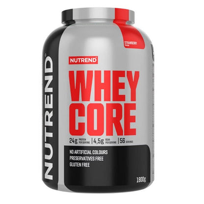Nutrend Whey Core, Strawberry - 1800g