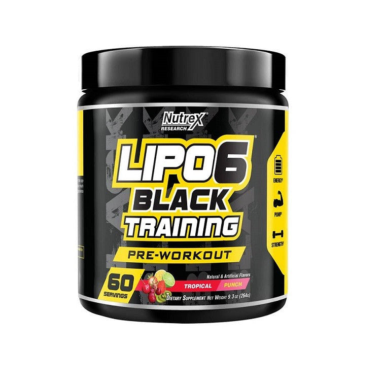 Nutrex Lipo-6 Black Training, Tropical Punch - 264g