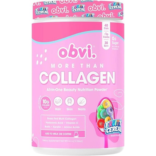 Obvi More Than Collagen All-In-One Beauty, Fruity Cereal - 350g