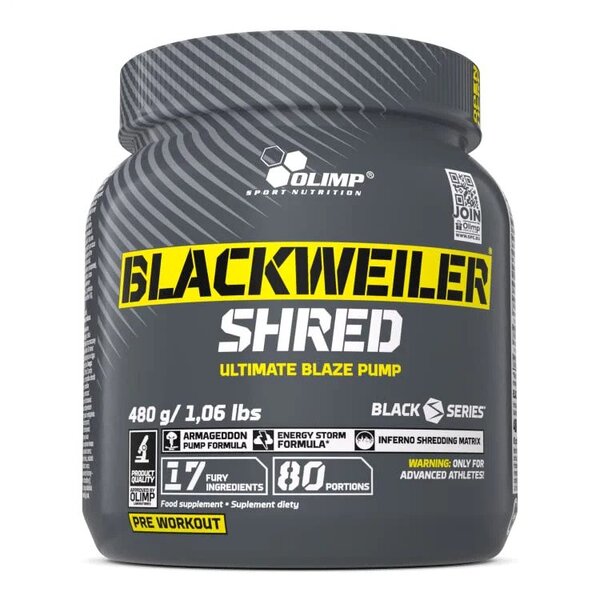Olimp Nutrition Blackweiler Shred, Exotic Orange - 480g
