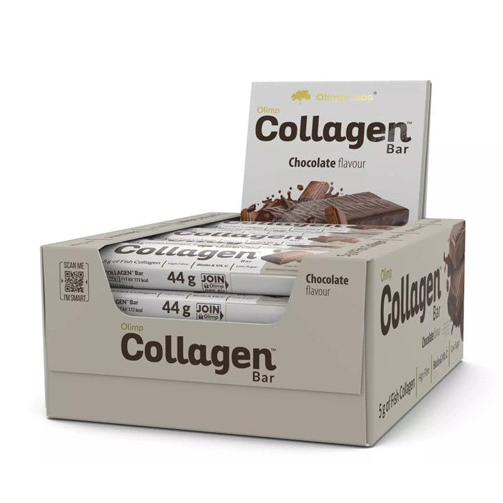 Olimp Nutrition Collagen Bar, Chocolate (EAN 5901330094002) - 25 x 44g