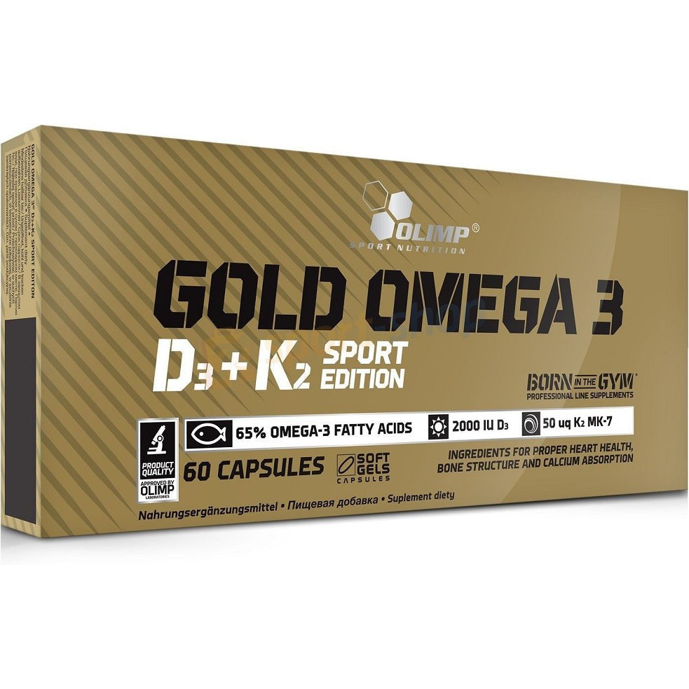 Olimp Nutrition Gold Omega 3 D3 + K2 Sport Edition - 60 caps
