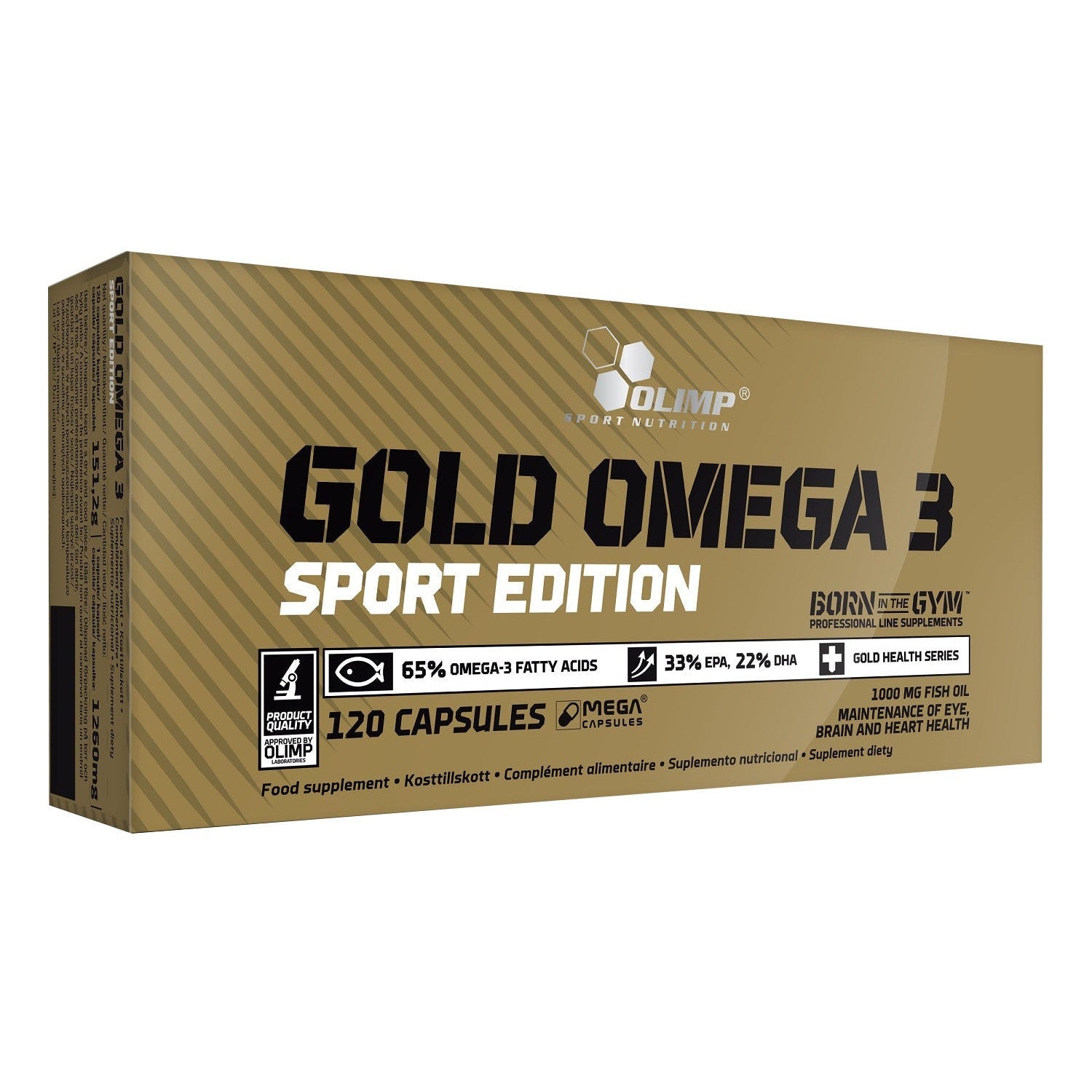 Olimp Nutrition Gold Omega 3, Sport Edition - 120 caps