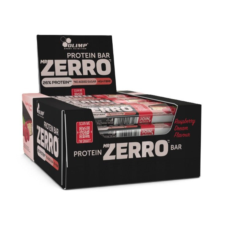 Olimp Nutrition Mr Zerro Protein Bar, Raspberry Dream - 25 x 50g