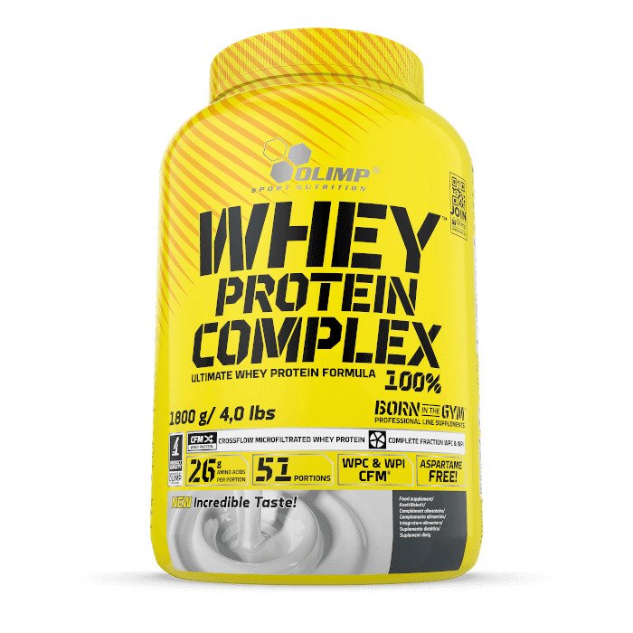 Olimp Nutrition Whey Protein Complex 100%, Cookies Cream - 1800g