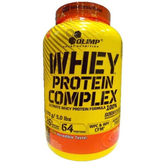 Olimp Nutrition Whey Protein Complex 100%, Salted Caramel (EAN 5901330066313) - 2270g