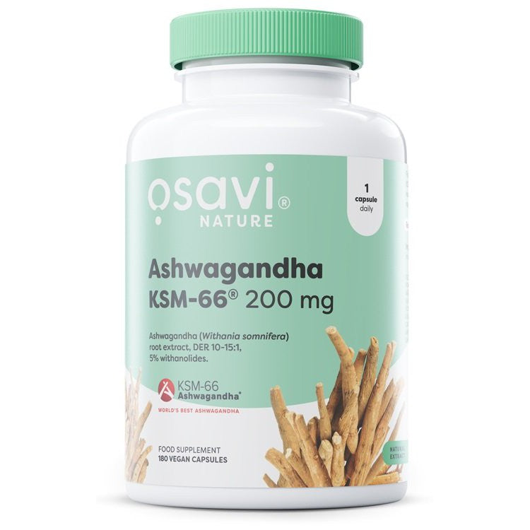 Osavi Ashwagandha KSM-66, 200mg - 180 vegan caps