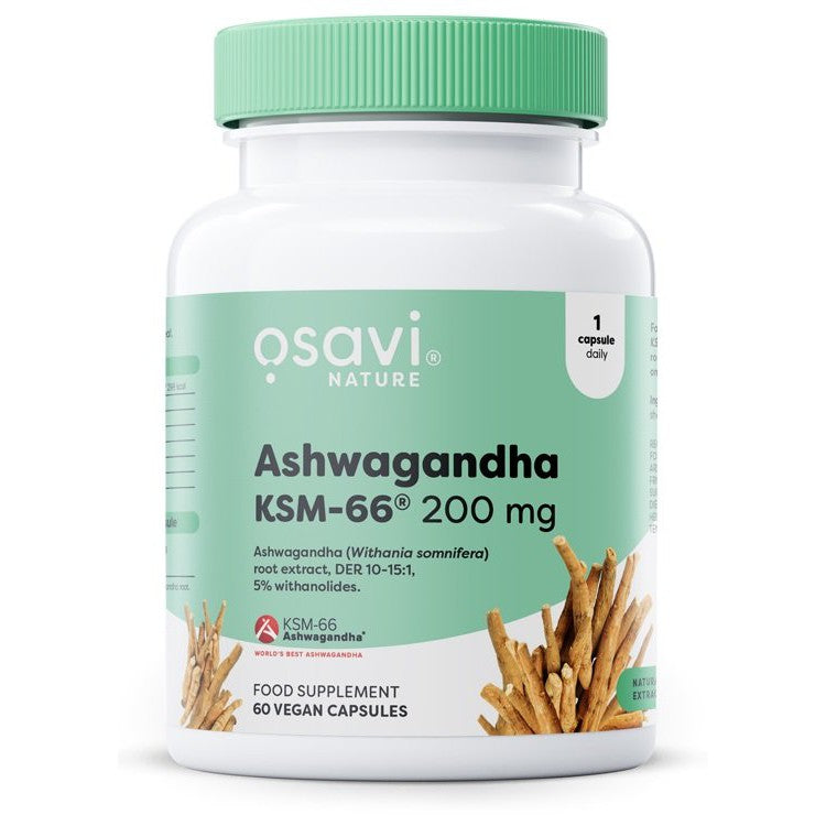 Osavi Ashwagandha KSM-66, 200mg - 60 vegan caps