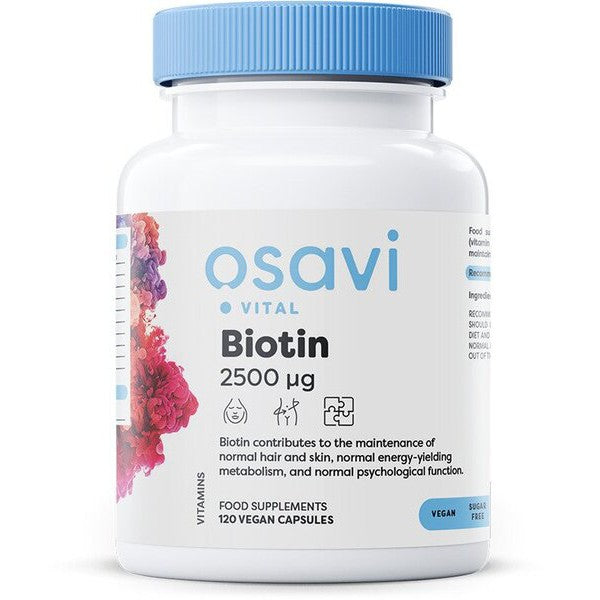 Osavi Biotin, 2500mcg - 120 vegan caps