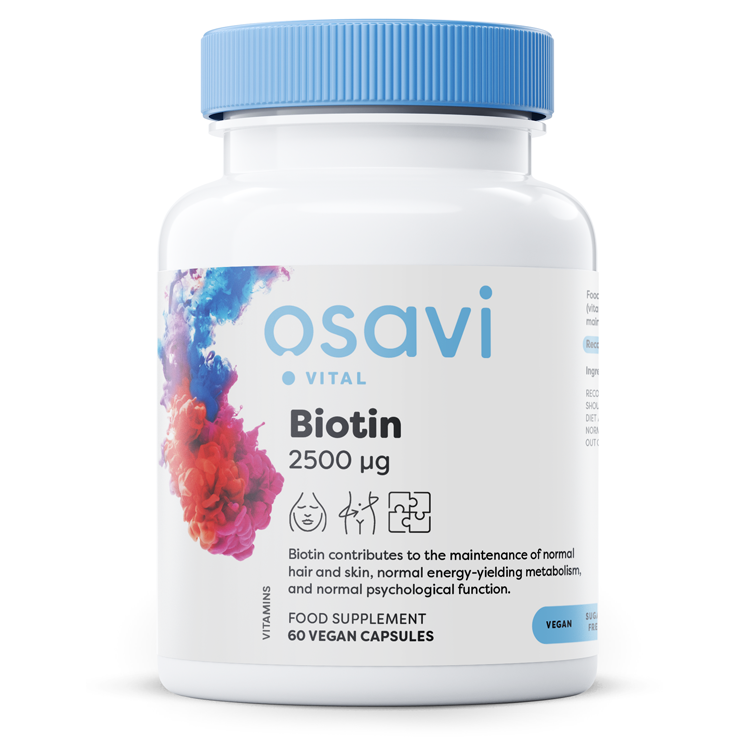 Osavi Biotin, 2500mcg - 60 vegan caps