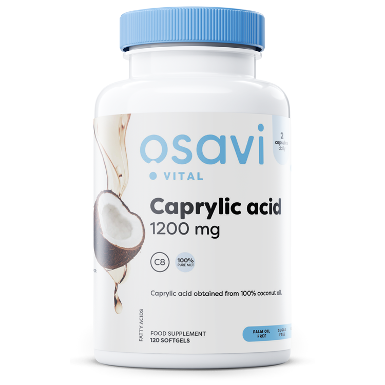 Osavi Caprylic Acid, 1200mg - 120 softgels
