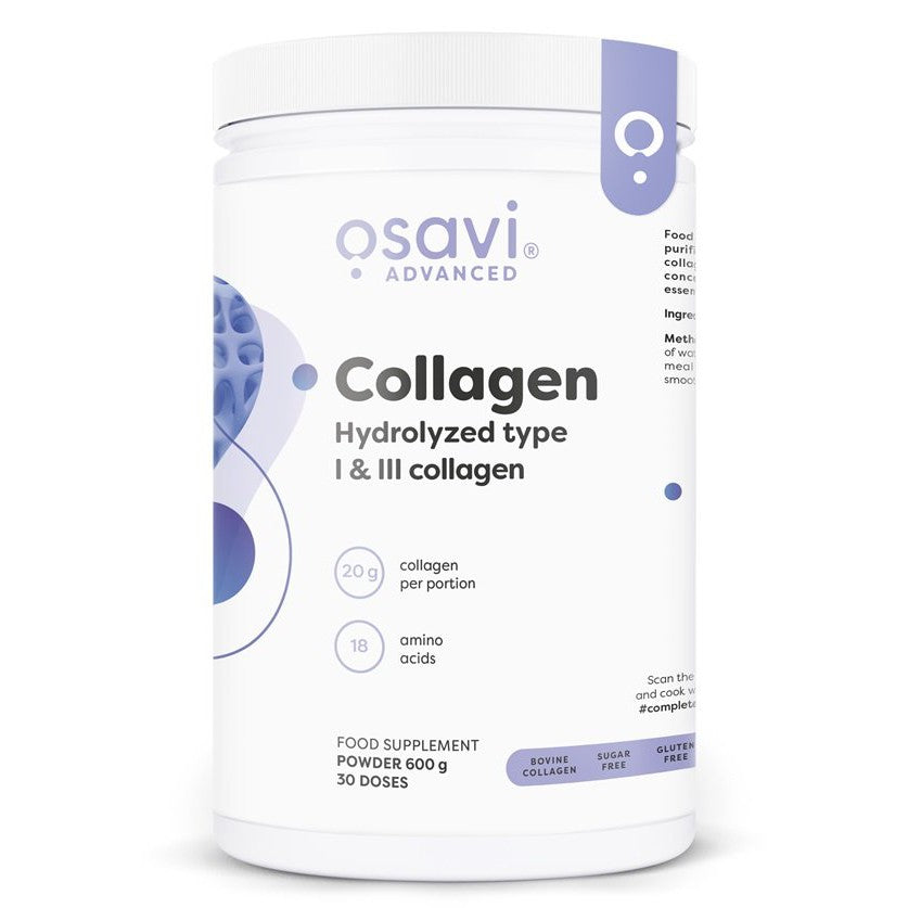 Osavi Collagen Peptides - Hydrolyzed Type 1 & 3 - 600g