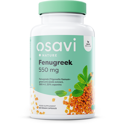 Osavi Fenugreek, 550mg - 60 vcaps