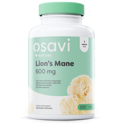 Osavi Lion's Mane, 600mg - 120 vegan caps