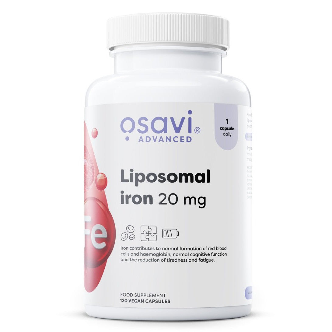 Osavi Liposomal Iron, 20mg - 120 vegan caps