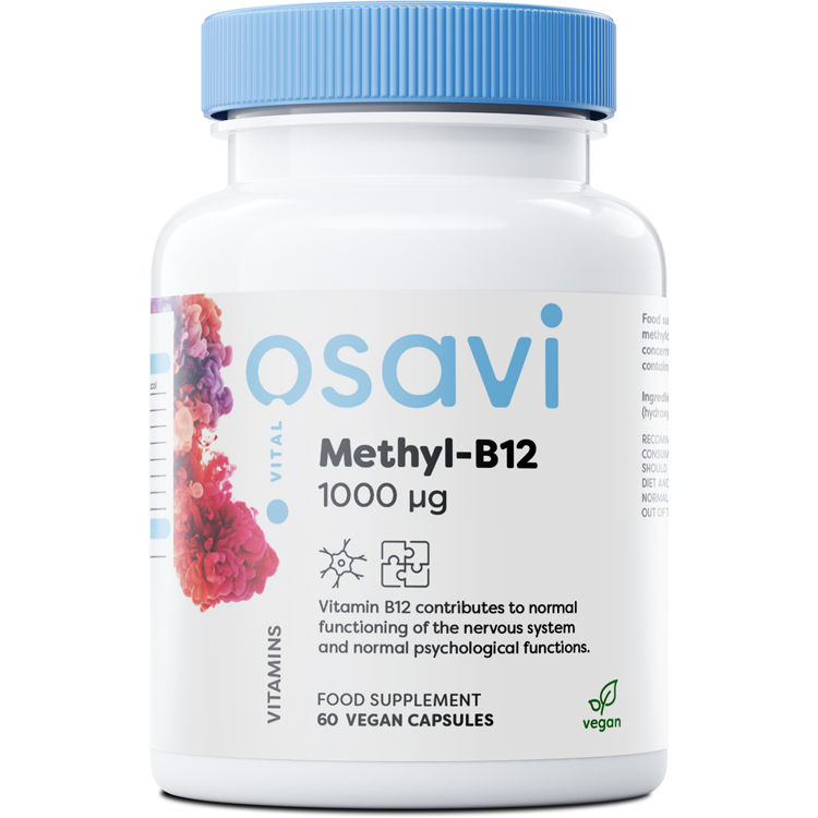 Osavi Methyl-B12, 1000mcg - 60 vegan caps