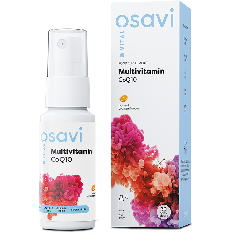 Osavi Multivitamin CoQ10 Oral Spray, Orange - 25 ml.