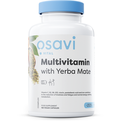 Osavi Multivitamin with Yerba Mate - 180 vegan caps