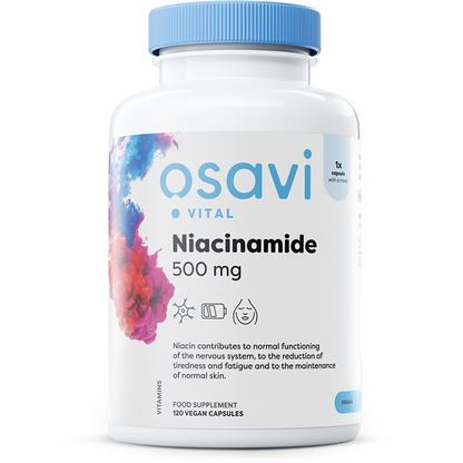 Osavi Niacinamide, 500mg - 120 vegan caps