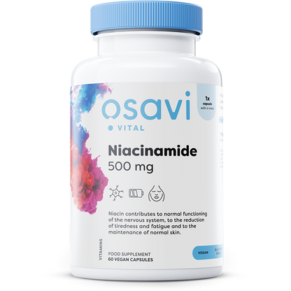 Osavi Niacinamide, 500mg - 60 vegan caps