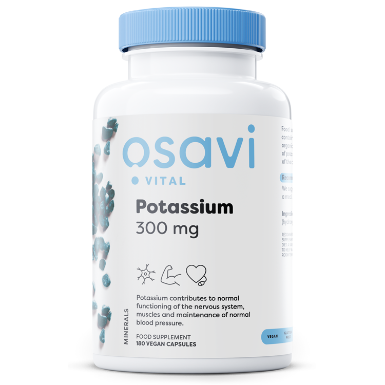 Osavi Potassium, 300mg - 180 vegan caps
