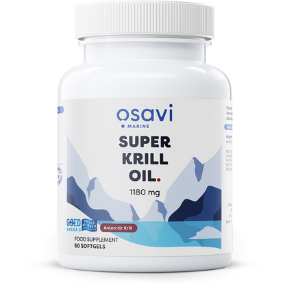 Osavi Super Krill Oil, 1180mg - 60 softgels