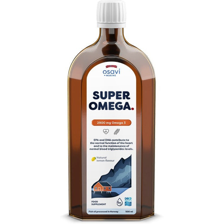 Osavi Super Omega, 2900mg Omega 3 (Lemon) - 500 ml.