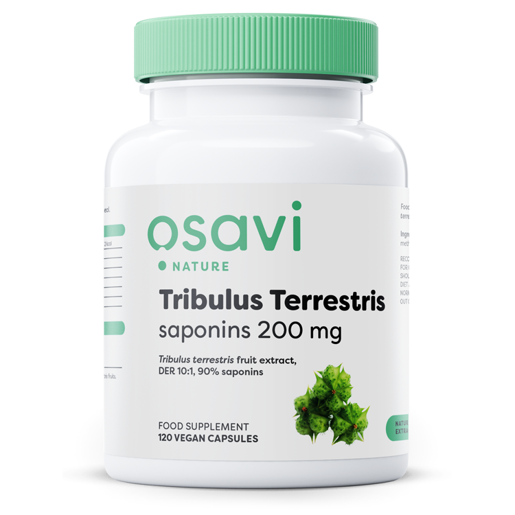 Osavi Tribulus Terrestris, Saponins 200mg - 120 vegan caps
