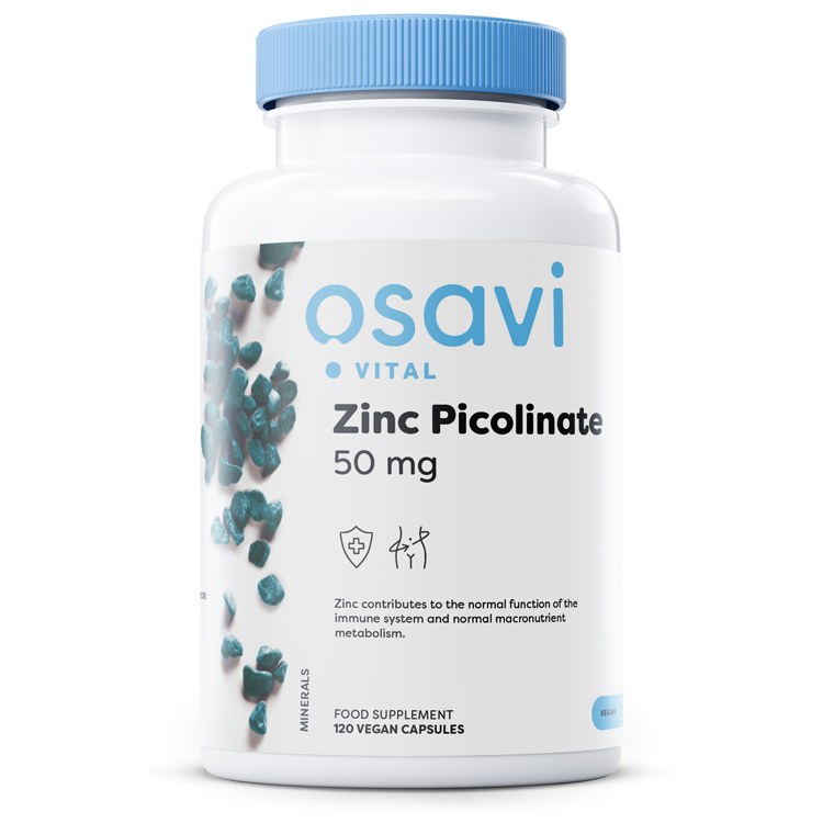 Osavi Zinc Picolinate, 50mg - 120 vegan caps