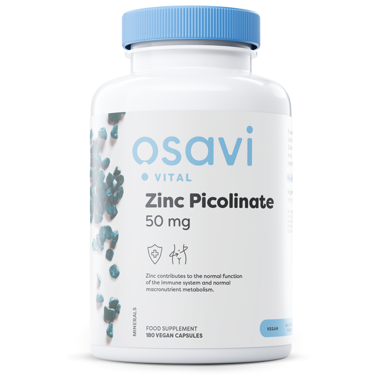 Osavi Zinc Picolinate, 50mg - 180 vegan caps