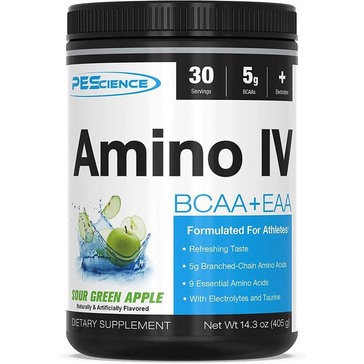 PEScience Amino IV, Sour Green Apple - 405g