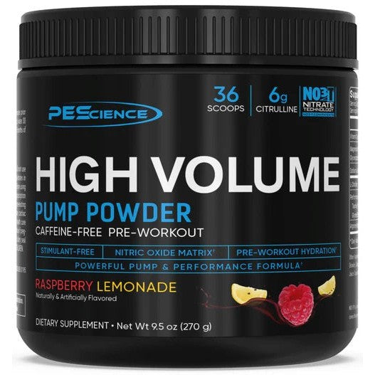 PEScience High Volume (New Formula), Raspberry Lemonade - 270g
