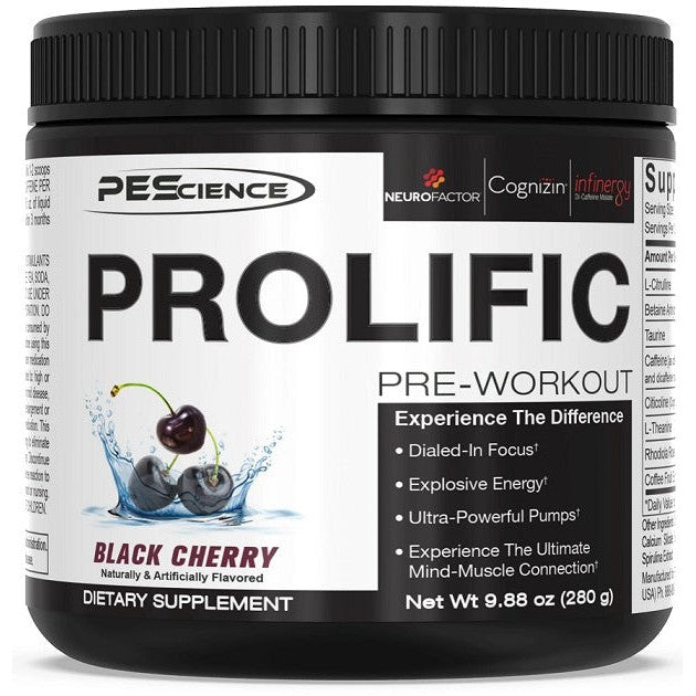 PEScience Prolific, Black Cherry - 280g