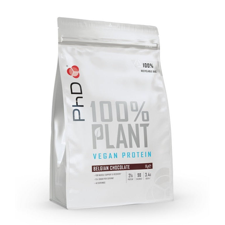PhD 100% Plant, Belgian Chocolate - 1000g