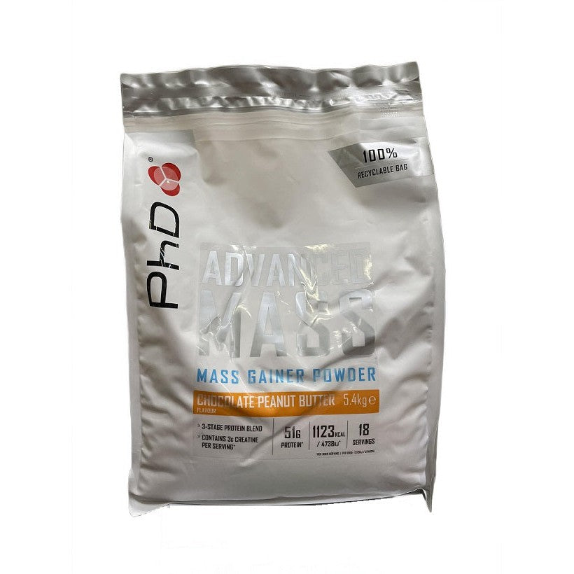 PhD Advanced Mass, Chocolate Peanut Butter - 5400g