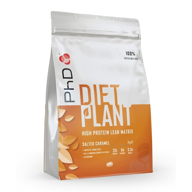 PhD Diet Plant, Salted Caramel - 1000g