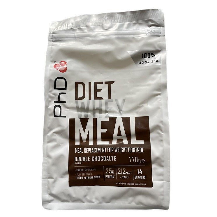 PhD Diet Whey Meal, Double Chocolate - 770g