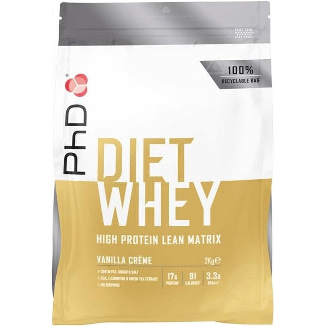 PhD Diet Whey, Vanilla Creme - 2000g