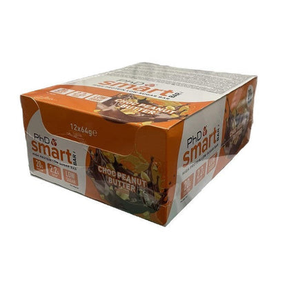 PhD Smart Bar, Choc Peanut Butter - 12 x 64g