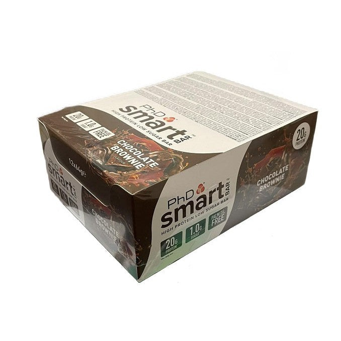 PhD Smart Bar, Chocolate Brownie - 12 x 64g