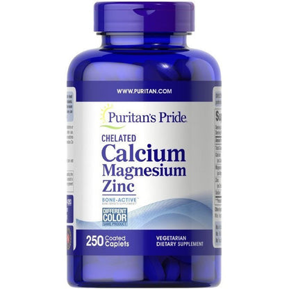Puritan's Pride Calcium Magnesium Zinc - 250 caplets