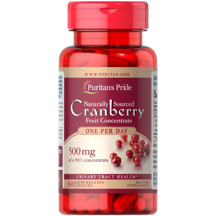 Puritan's Pride Cranberry, 500mg - 60 caps