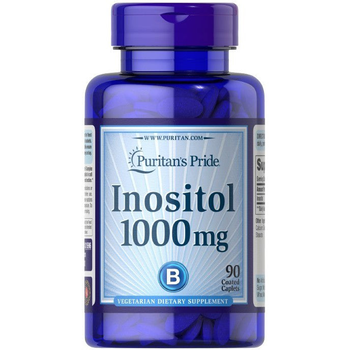 Puritan's Pride Inositol, 1000mg - 90 caplet