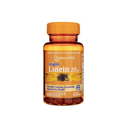Puritan's Pride Lutein, 20mg - 60 softgels