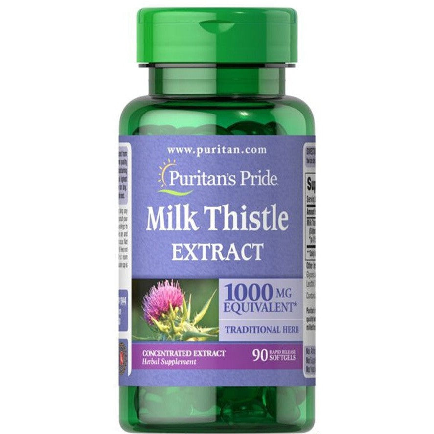 Puritan's Pride Milk Thistle - 90 softgels