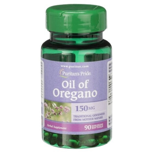 Puritan's Pride Oil of Oregano, 150mg - 90 softgels