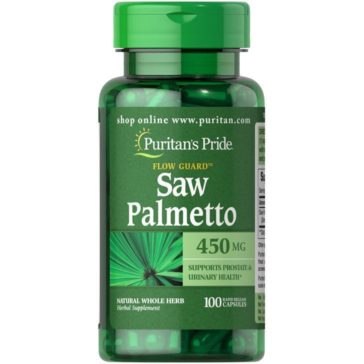 Puritan's Pride Saw Palmetto, 450mg - 100 caps